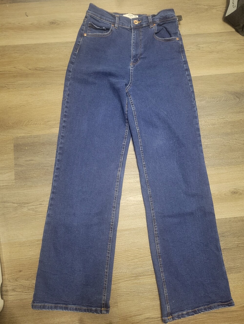 Ardene Dark Blue High-Rise Wide Leg Jeans